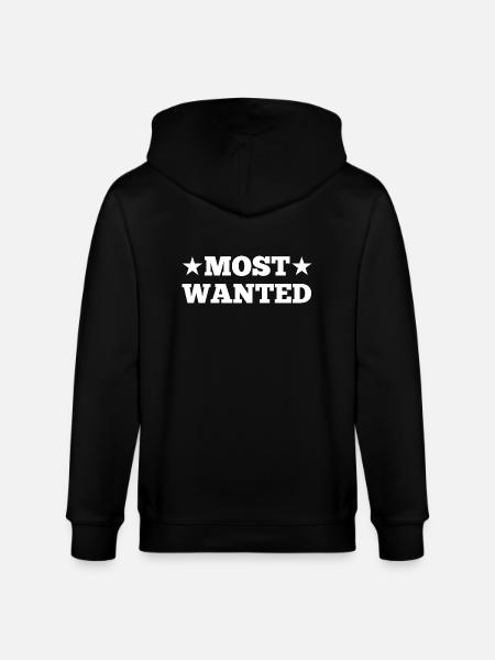 Most Wanted - Stanley/Stella CULTIVATOR Unisex Organic Hooded Jacket - black