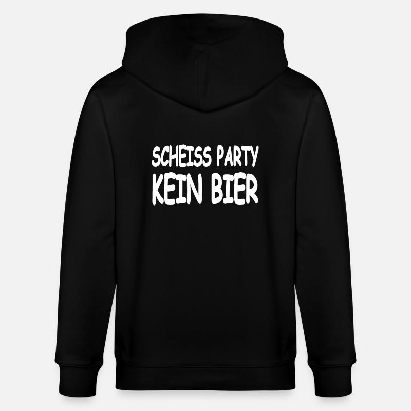 Bier - Stanley/Stella Unisex Bio-Kapuzenjacke CULTIVATOR  - Schwarz