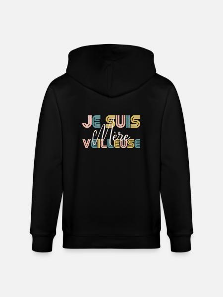 Ich bin Mutter - Stanley/Stella Unisex Bio-Kapuzenjacke CULTIVATOR - Schwarz