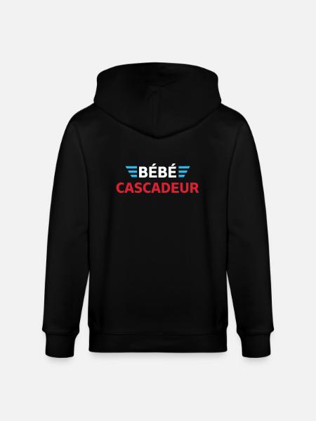 Bébé cascadeur - cadeau bébé - Veste à capuche bio CULTIVATOR Stanley/Stella Unisexe - noir