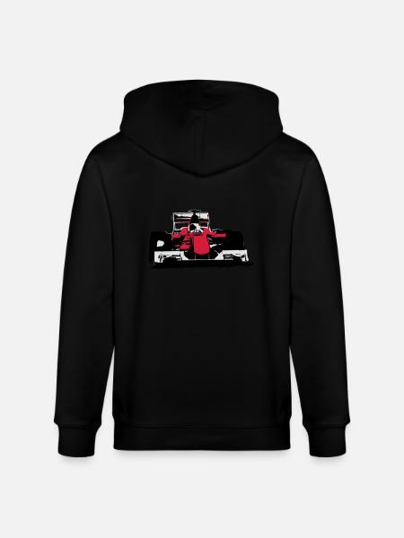 Formula One Racecar - Stanley/Stella CULTIVATOR Unisex Organic Hooded Jacket - black