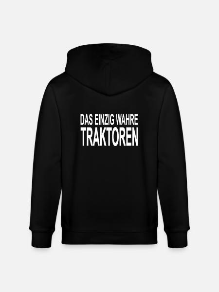 Traktor - Stanley/Stella Unisex Bio-Kapuzenjacke CULTIVATOR  - Schwarz