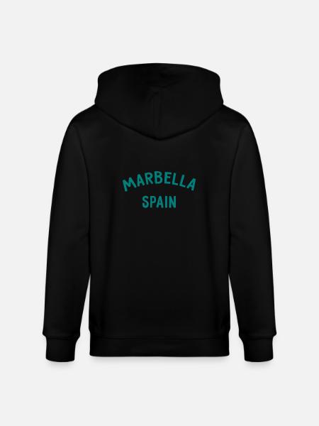 Marbella Spain Spain España - Stanley/Stella CULTIVATOR  Unisex Organic Hooded Jacket - black