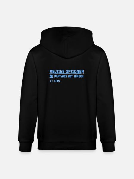 First name jürgen - Stanley/Stella CULTIVATOR Unisex Organic Hooded Jacket - black