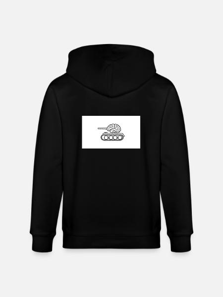 Denkpanzer - Stanley/Stella Unisex Bio-Kapuzenjacke CULTIVATOR - Schwarz