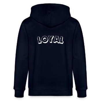 Loyauté loyale - Veste à capuche bio CULTIVATOR Stanley/Stella Unisexe - marine - Dos - Anna (173cm)