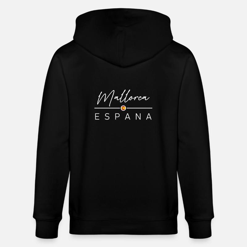 Espagne - Majorque - Espagne - España - Veste à capuche bio CULTIVATOR Stanley/Stella Unisexe - noir