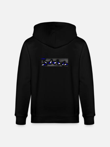 Backspin - Stanley/Stella Unisex Bio-Kapuzenjacke CULTIVATOR - Schwarz