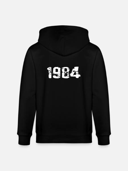 Year of birth - Stanley/Stella CULTIVATOR Unisex Organic Hooded Jacket - black
