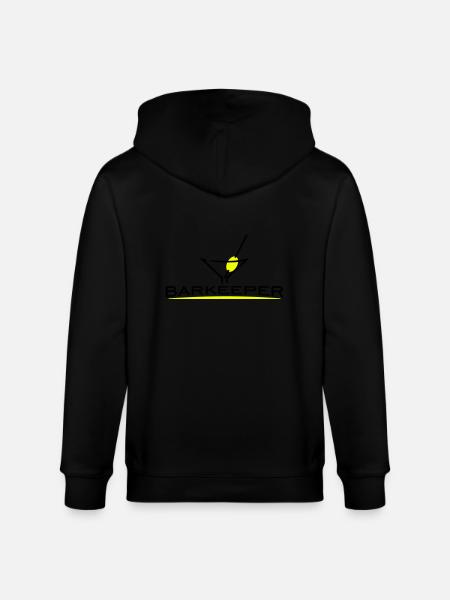 Barkeeper (h, 2c) - Stanley/Stella CULTIVATOR Unisex Organic Hooded Jacket - black