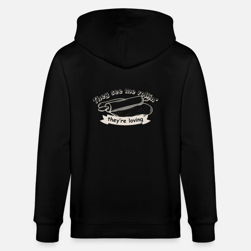 They see me rollin' - Stanley/Stella Unisex Bio-Kapuzenjacke CULTIVATOR - Schwarz