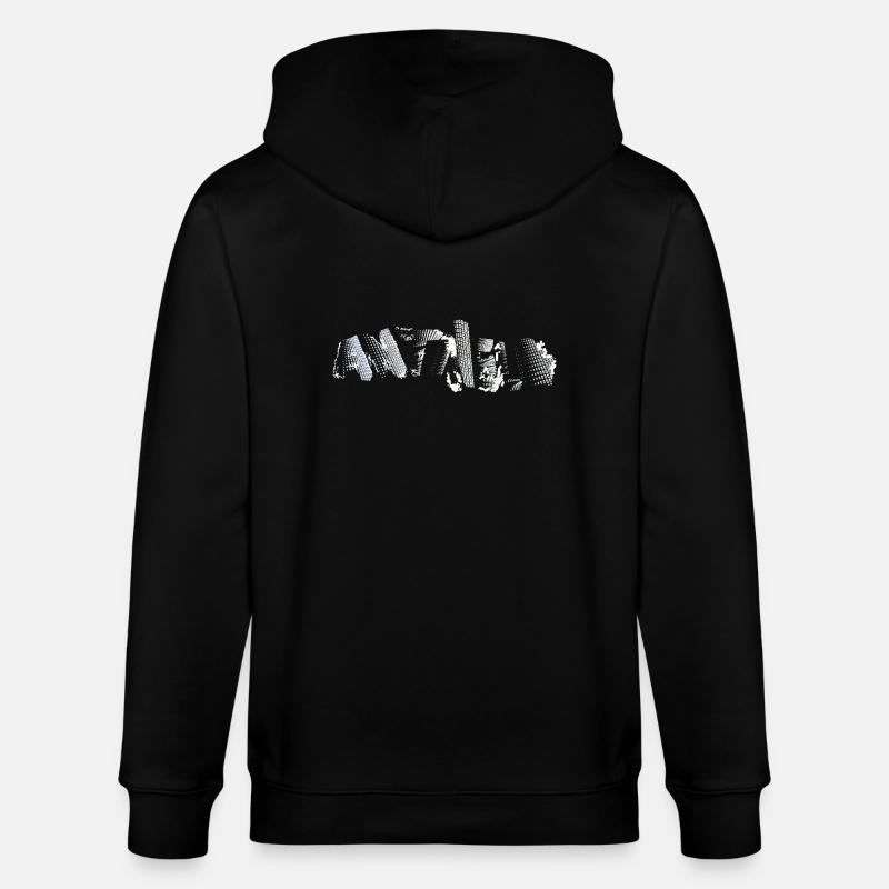 ANTIHELD - Stanley/Stella Unisex Bio-Kapuzenjacke CULTIVATOR  - Schwarz