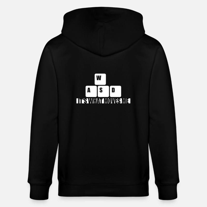 c’est ce qui m’émeut - Veste à capuche bio CULTIVATOR Stanley/Stella Unisexe - noir