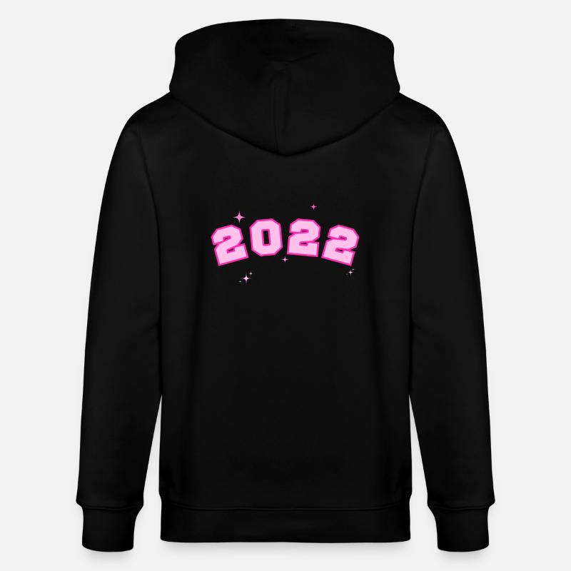 2022 rose étoile - Veste à capuche bio CULTIVATOR Stanley/Stella Unisexe - noir