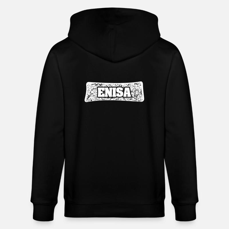 Enisa - Stanley/Stella Unisex Bio-Kapuzenjacke CULTIVATOR - Schwarz