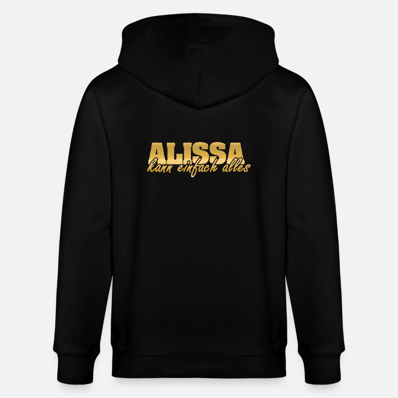 Mme Alissa - Veste à capuche bio CULTIVATOR Stanley/Stella Unisexe - noir