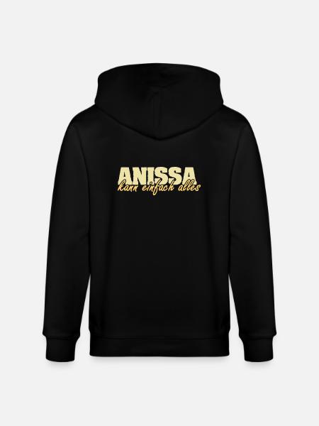Gift for Anissa - Stanley/Stella CULTIVATOR  Unisex Organic Hooded Jacket - black