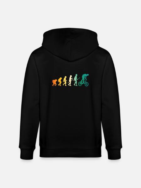 Vélo Evolution VTT - Veste à capuche bio CULTIVATOR Stanley/Stella Unisexe - noir