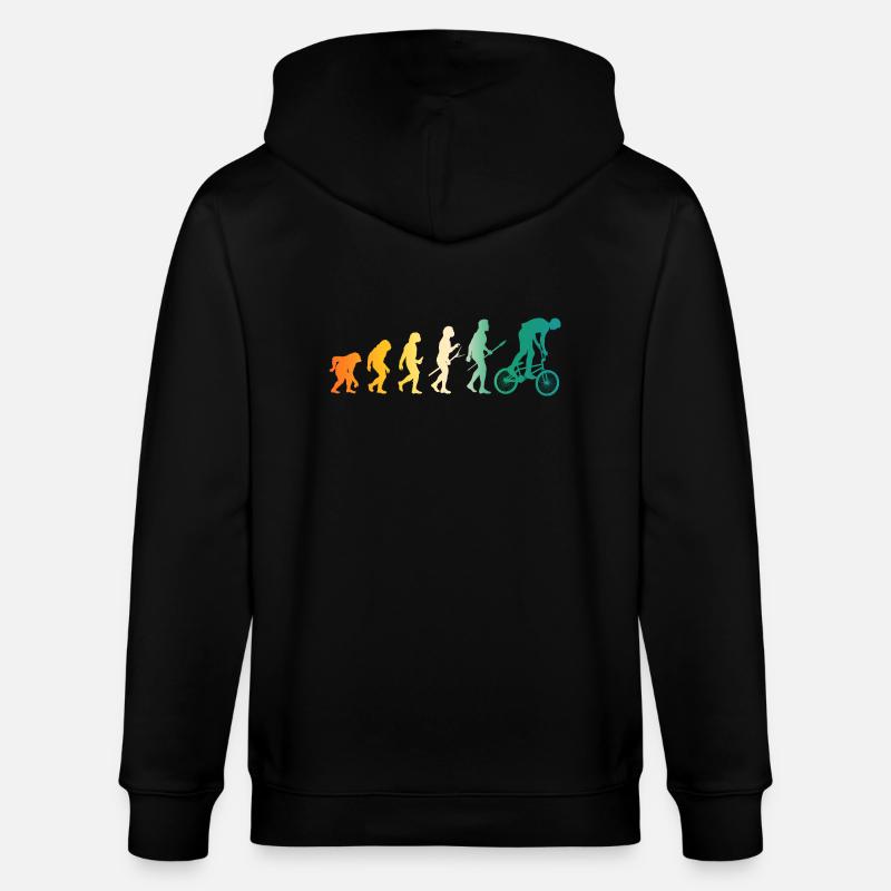 Vélo Evolution VTT - Veste à capuche bio CULTIVATOR Stanley/Stella Unisexe - noir