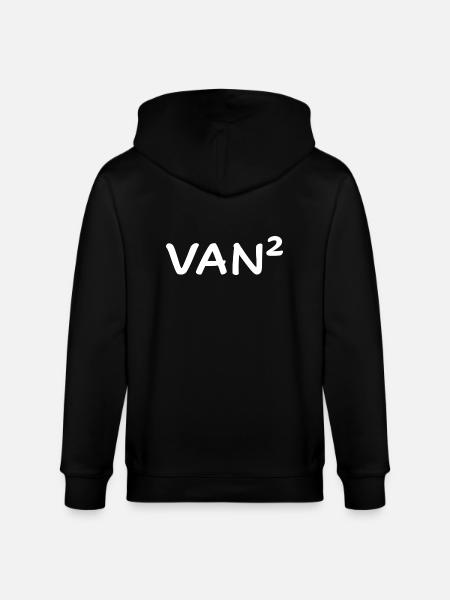 VANhoch2 - Stanley/Stella Unisex Bio-Kapuzenjacke CULTIVATOR - Schwarz