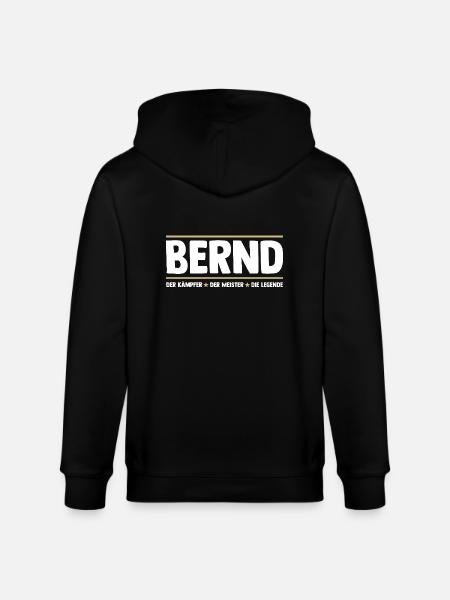 Bernd - Stanley/Stella CULTIVATOR  Unisex Organic Hooded Jacket - black