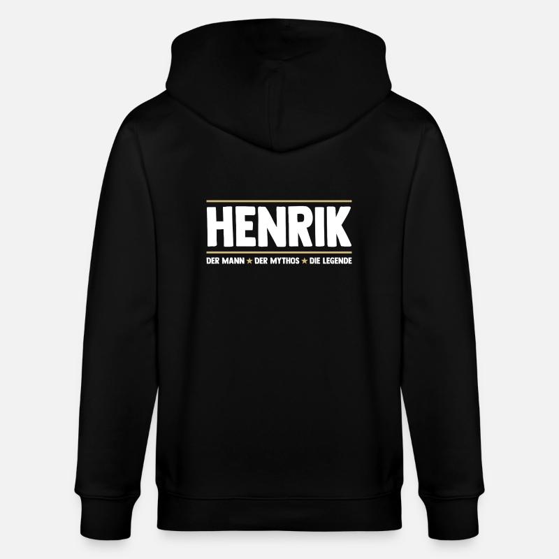 Henrik - Veste à capuche bio CULTIVATOR Stanley/Stella Unisexe - noir