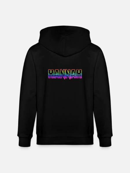 hannah rs rainbow - Stanley/Stella CULTIVATOR Unisex Organic Hooded Jacket - black