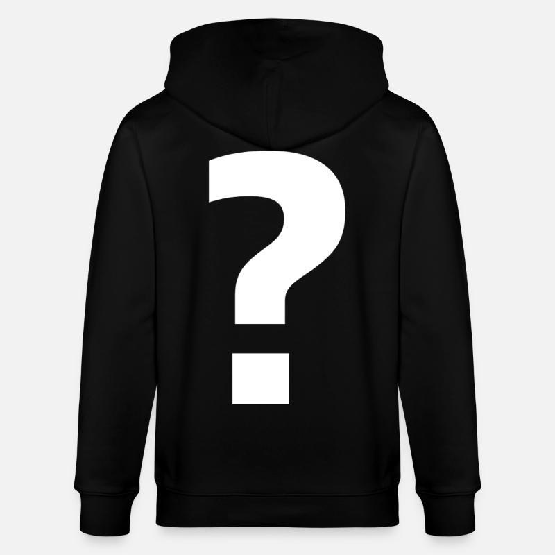 Point d’interrogation | curiosité élégante - Veste à capuche bio CULTIVATOR Stanley/Stella Unisexe - noir