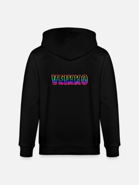 veikko rs regenbogen - Stanley/Stella Unisex Bio-Kapuzenjacke CULTIVATOR  - Schwarz