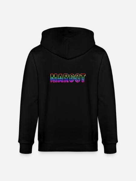 margot rs rainbow - Stanley/Stella CULTIVATOR Unisex Organic Hooded Jacket - black