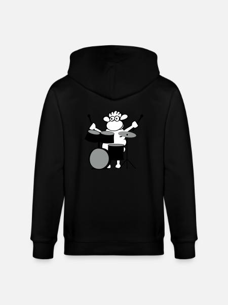 Rock music - Veste à capuche bio CULTIVATOR Stanley/Stella Unisexe - noir