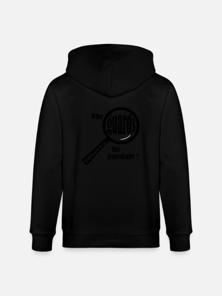 ed snowden - Stanley/Stella CULTIVATOR Unisex Organic Hooded Jacket - black