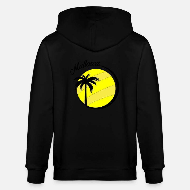 mallorca - Stanley/Stella Unisex Bio-Kapuzenjacke CULTIVATOR  - Schwarz