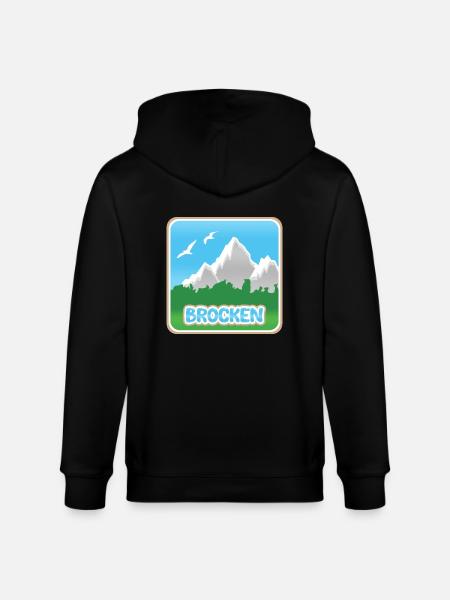 Gift for Brocken - Stanley/Stella CULTIVATOR Unisex Organic Hooded Jacket - black