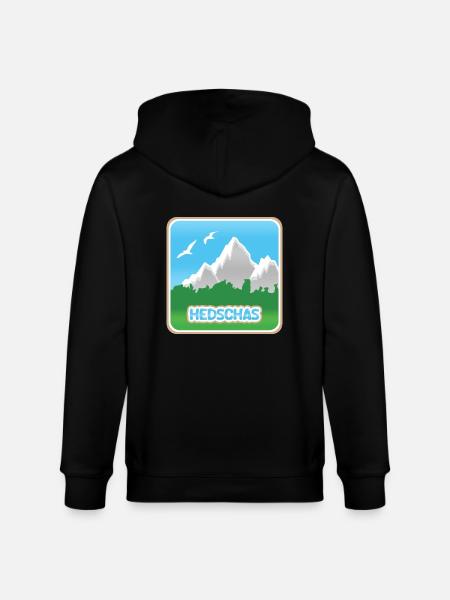 Hedschas - Stanley/Stella Unisex Bio-Kapuzenjacke CULTIVATOR  - Schwarz
