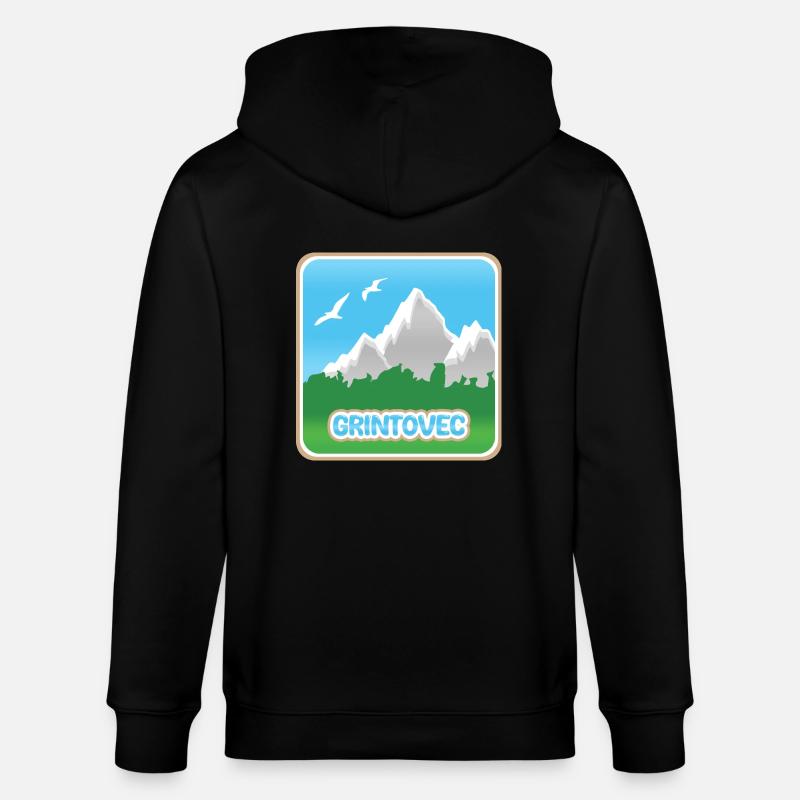 Grintovec - Stanley/Stella Unisex Bio-Kapuzenjacke CULTIVATOR  - Schwarz