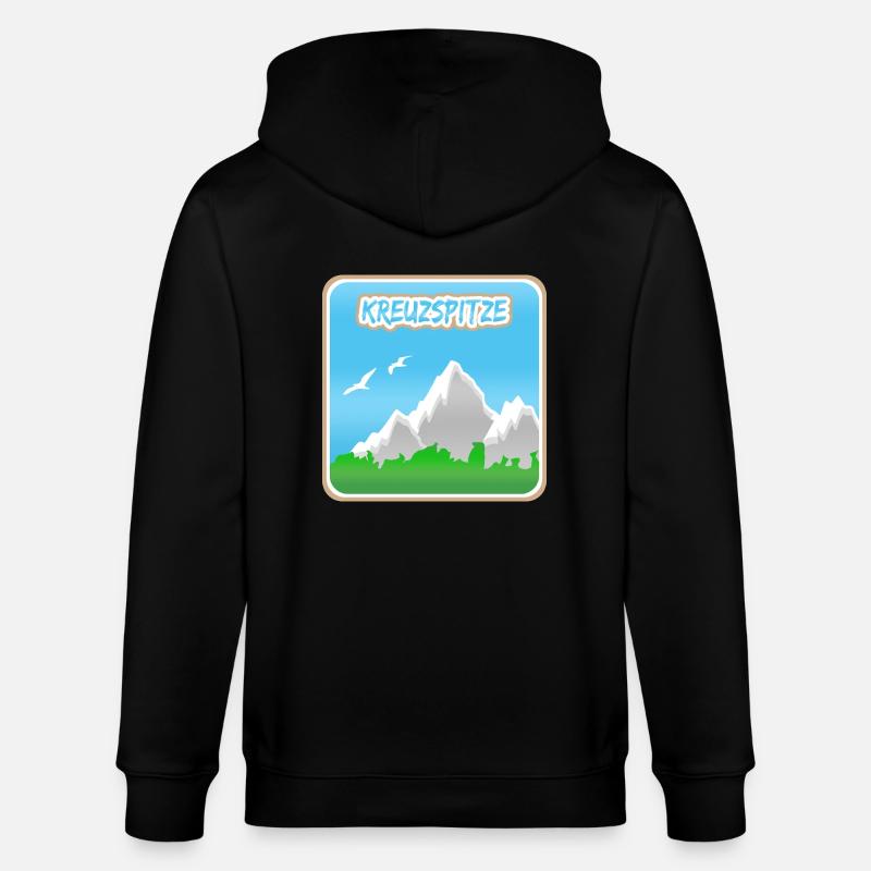 Kreuzspitze - Veste à capuche bio CULTIVATOR Stanley/Stella Unisexe - noir