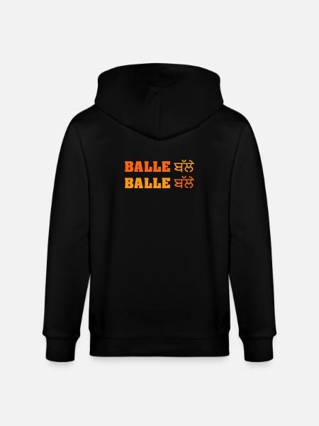BALLE BALLE - Stanley/Stella Unisex Bio-Kapuzenjacke CULTIVATOR  - Schwarz