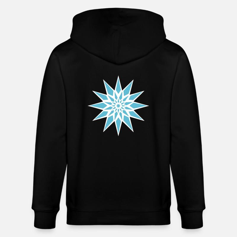 Cristal de glace étoilée - Veste à capuche bio CULTIVATOR Stanley/Stella Unisexe - noir