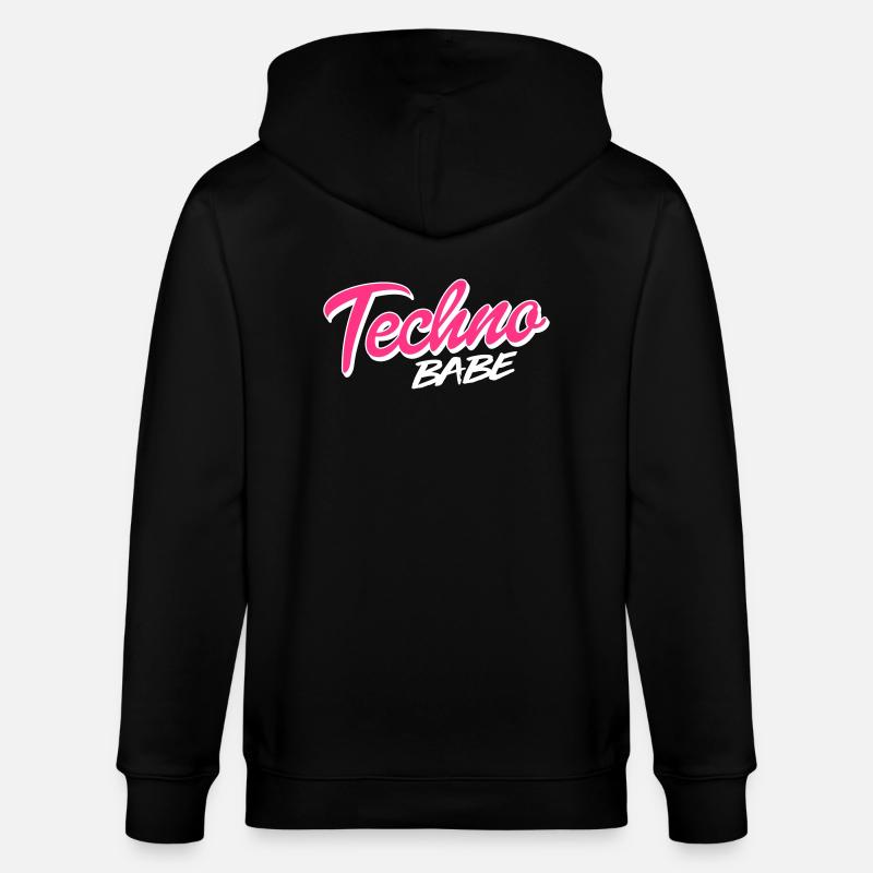 Techno bébé - Veste à capuche bio CULTIVATOR Stanley/Stella Unisexe - noir
