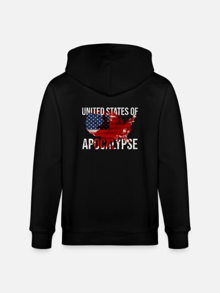 États-Unis d'Apocalypse - Veste à capuche bio CULTIVATOR Stanley/Stella Unisexe - noir