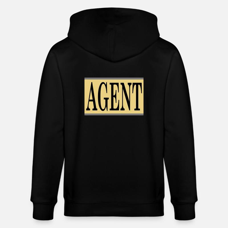 Agent - Stanley/Stella Unisex Bio-Kapuzenjacke CULTIVATOR  - Schwarz