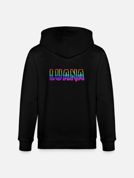 luana rs regenbogen - Stanley/Stella Unisex Bio-Kapuzenjacke CULTIVATOR - Schwarz