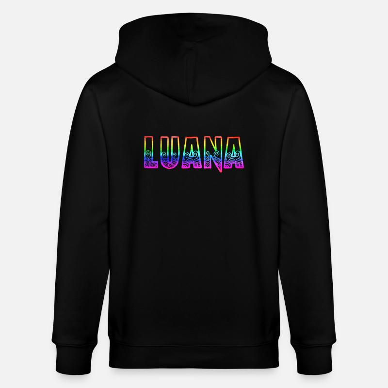 luana rs regenbogen - Stanley/Stella Unisex Bio-Kapuzenjacke CULTIVATOR - Schwarz