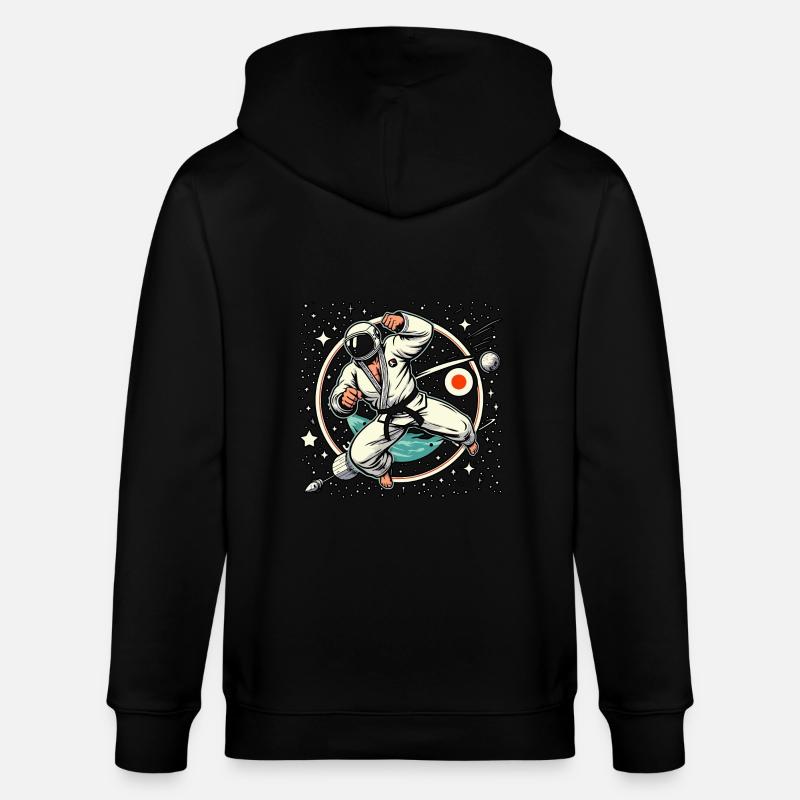 Judo - Veste à capuche bio CULTIVATOR Stanley/Stella Unisexe - noir