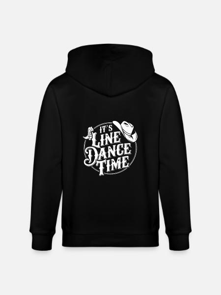 Line Dance Time Line Dancing Dancing - Stanley/Stella CULTIVATOR Unisex Organic Hooded Jacket - black