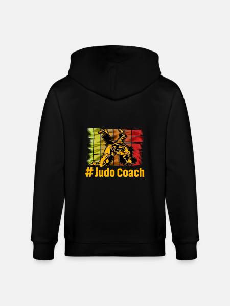 Judo Coach - Stanley/Stella CULTIVATOR Unisex Organic Hooded Jacket - black