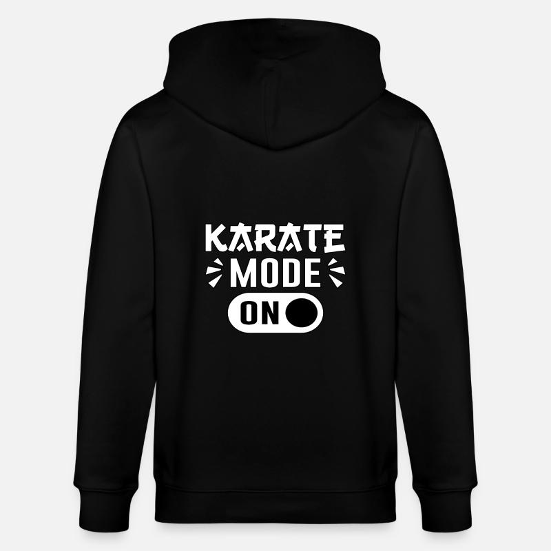Mode karaté activé - Veste à capuche bio CULTIVATOR Stanley/Stella Unisexe - noir