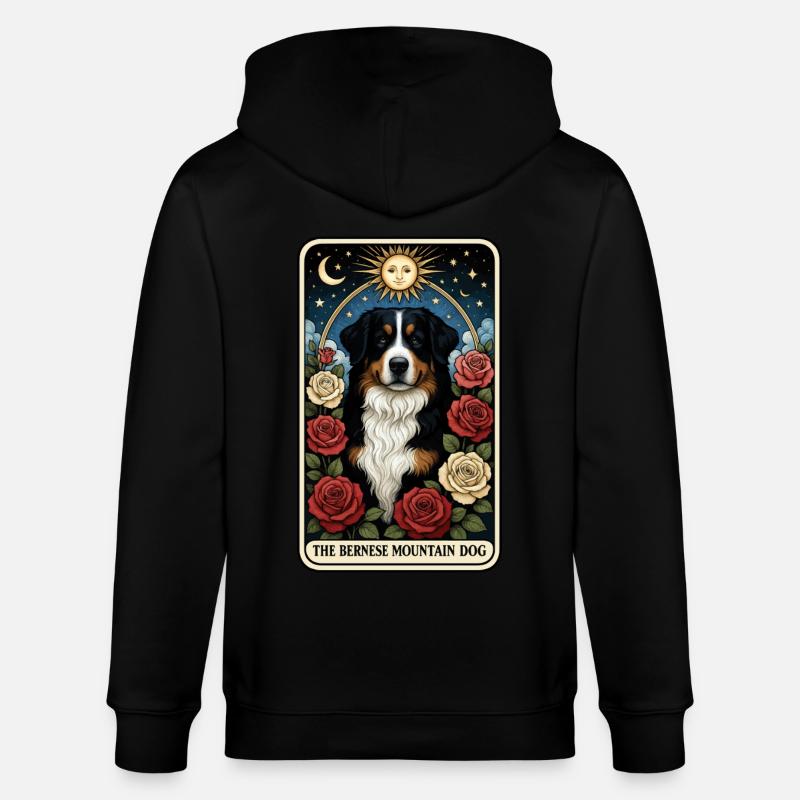 Berner Berg - Stanley/Stella Unisex Bio-Kapuzenjacke CULTIVATOR  - Schwarz
