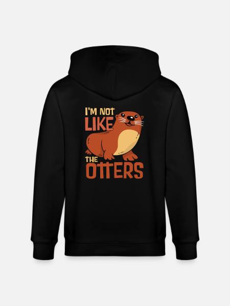 Odder Jeg er ikke som oddere - Stanley/Stella økologisk unisex-hættejakke CULTIVATOR  - sort